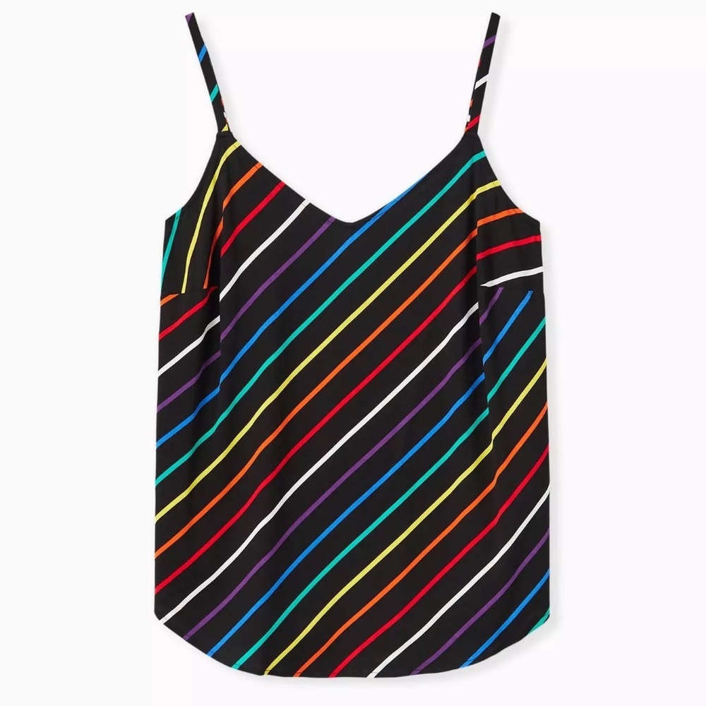 Torrid Ava Stretch Challis Cami Multicolor Size 2X